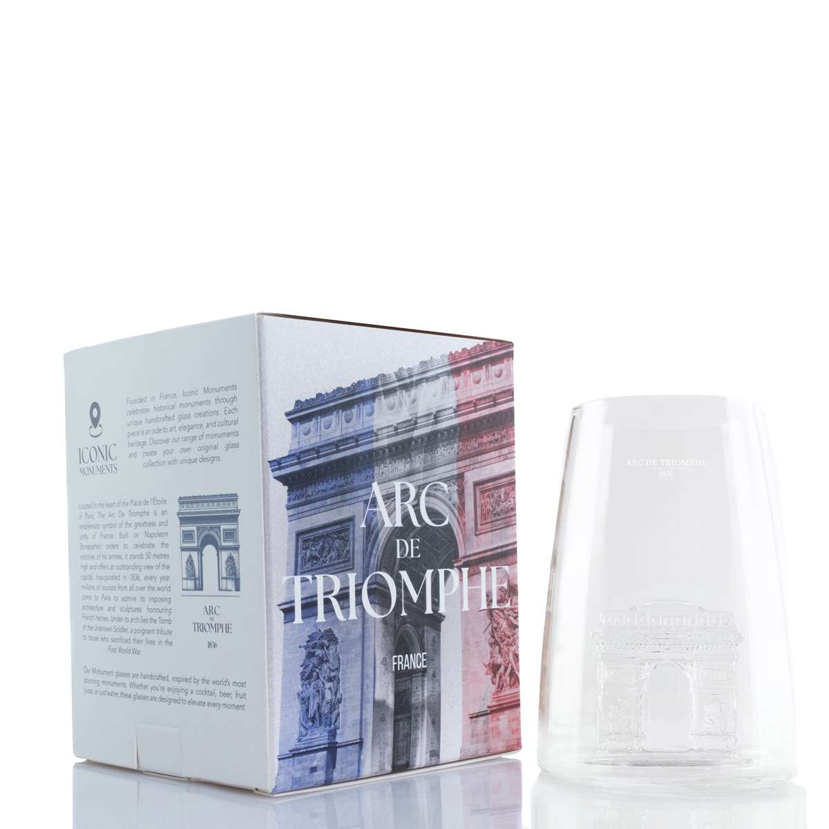 Alaskan Maker Iconic Long Drink Topographic Glass