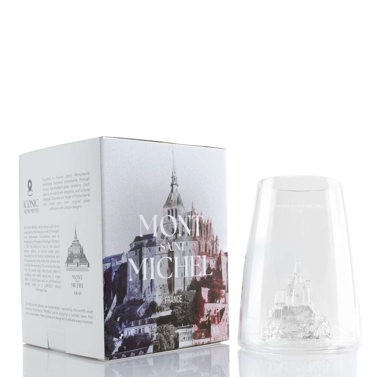 Alaskan Maker Iconic Long Drink Topographic Glass