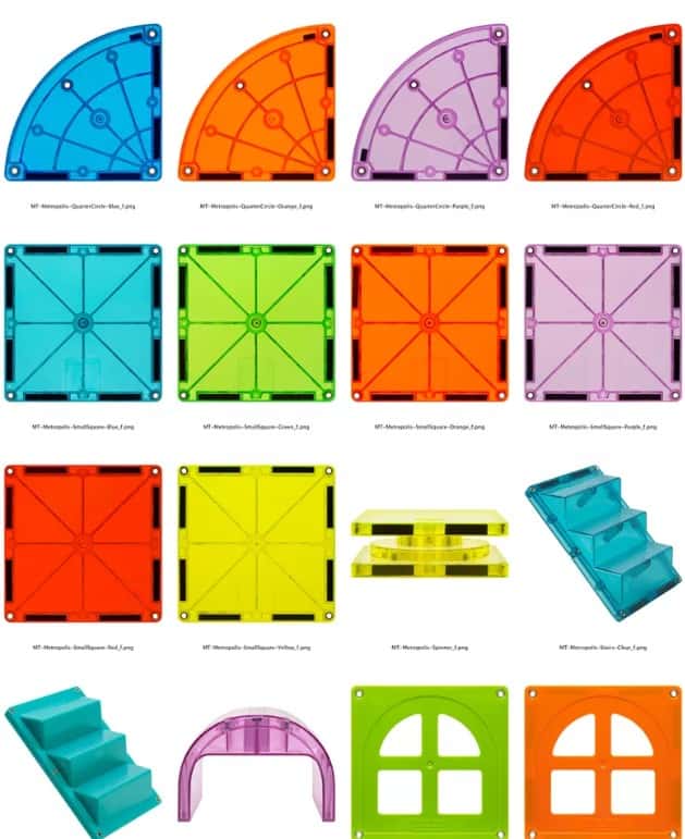 Magna-Tiles Metropolis 110 parts
