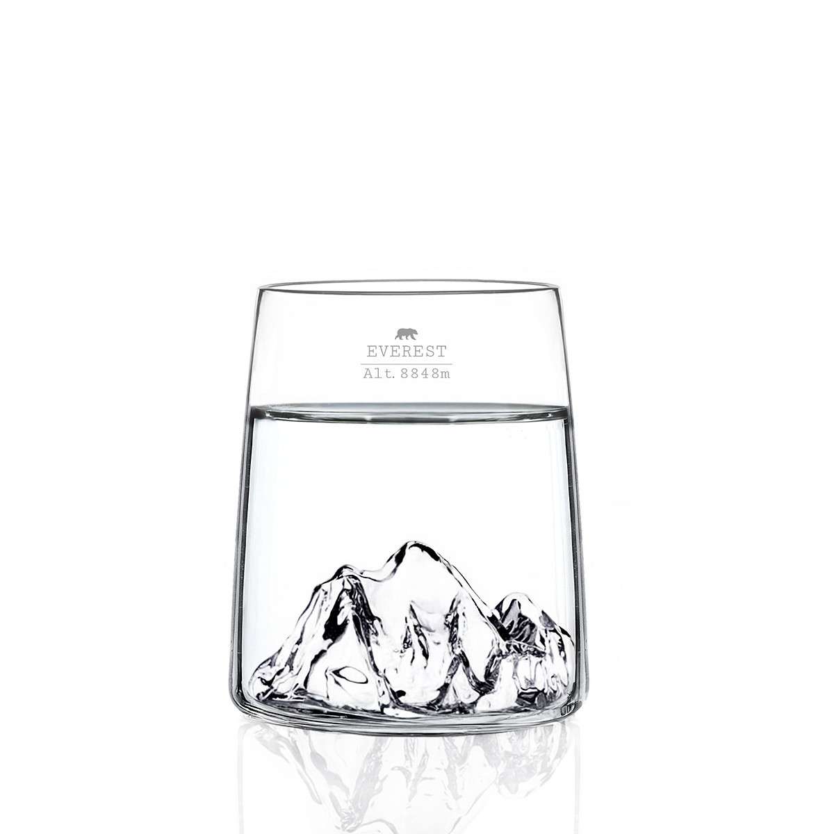Alaskan Maker set of 2 TOPOGRAPHIC shot glasses