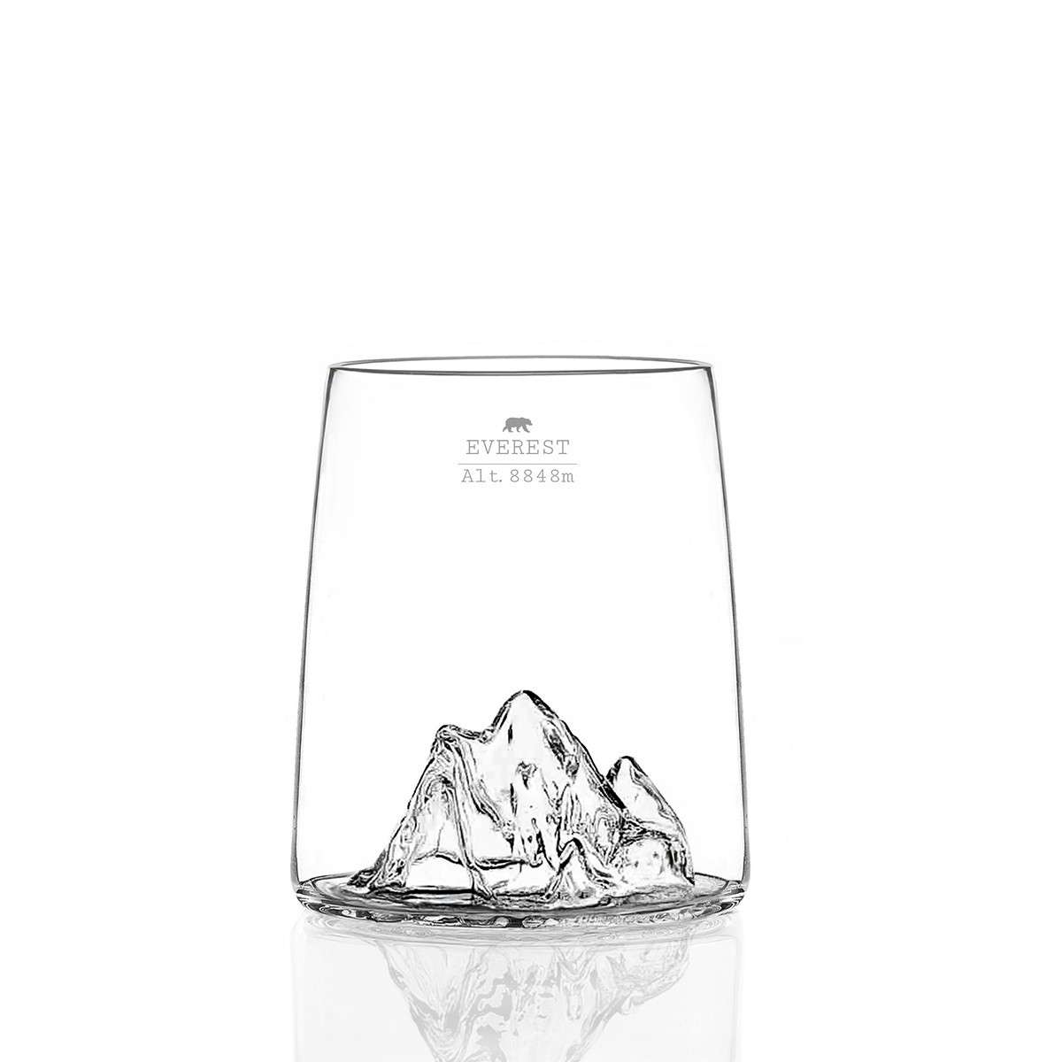 Alaskan Maker set of 2 TOPOGRAPHIC shot glasses
