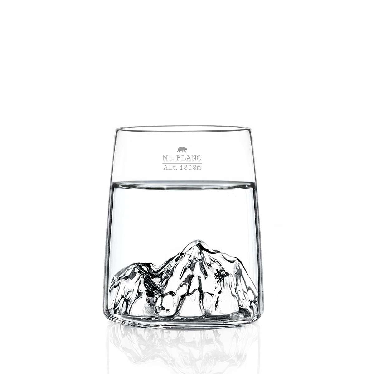 Alaskan Maker set of 2 TOPOGRAPHIC shot glasses