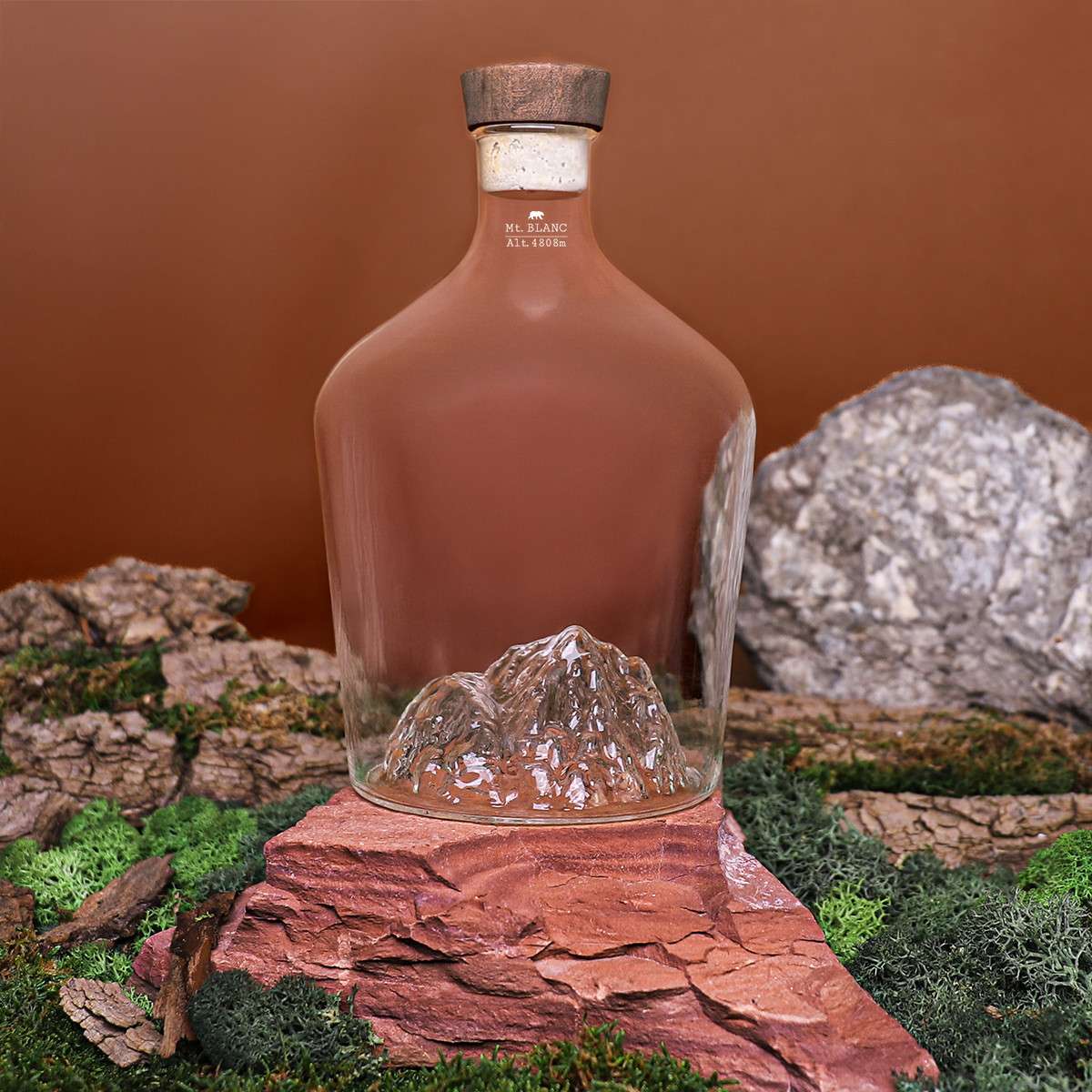 Alaskan Maker topographic decanter for spirits