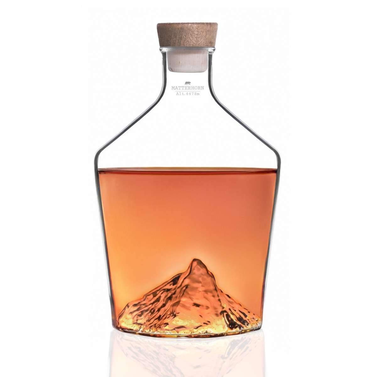 Alaskan Maker topographic decanter for spirits