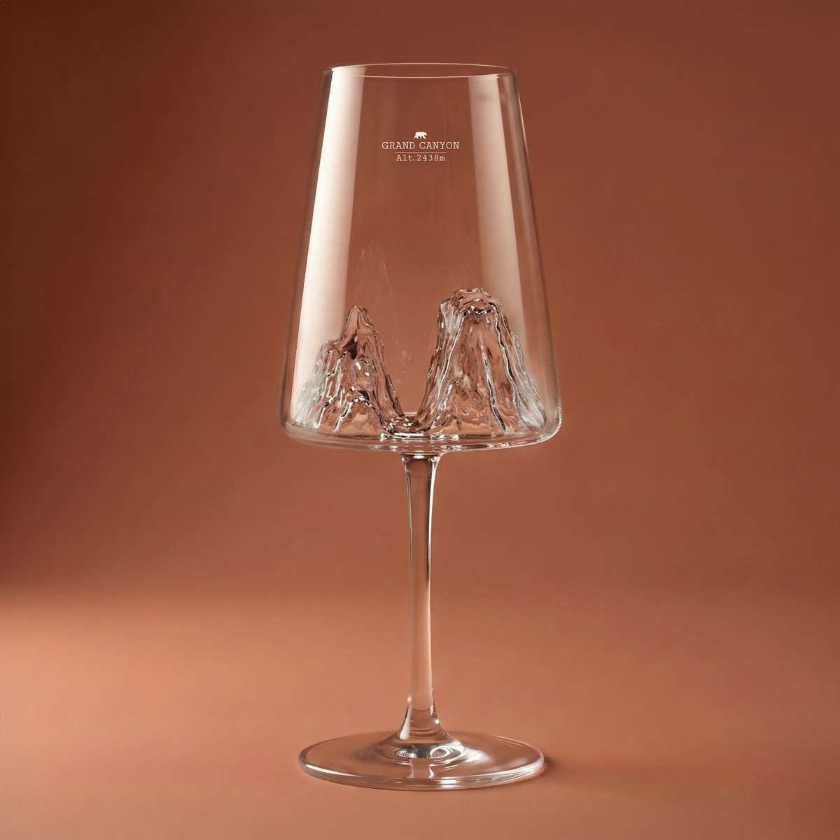 Alaskan Maker pahar topografic pentru vin