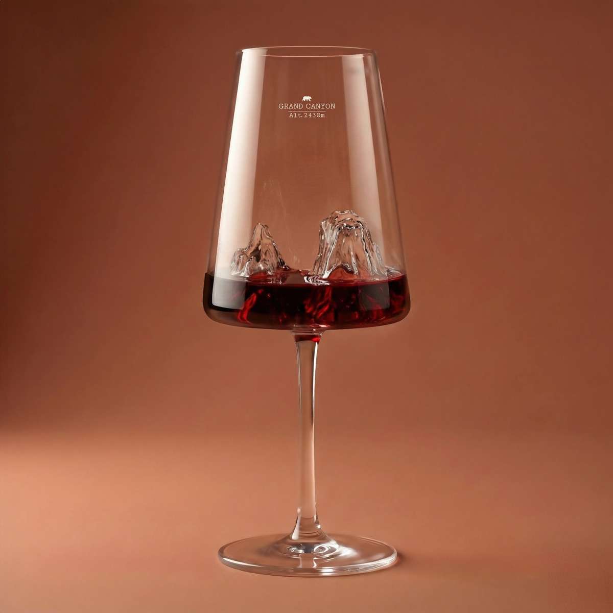 Alaskan Maker pahar topografic pentru vin