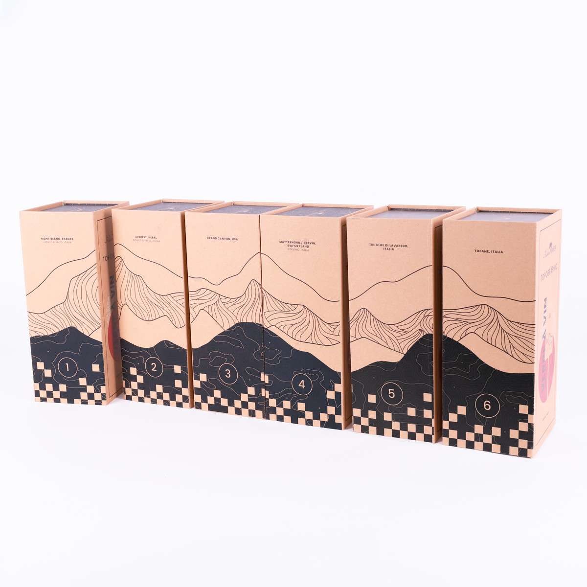 Alaskan Maker pahar topografic pentru vin