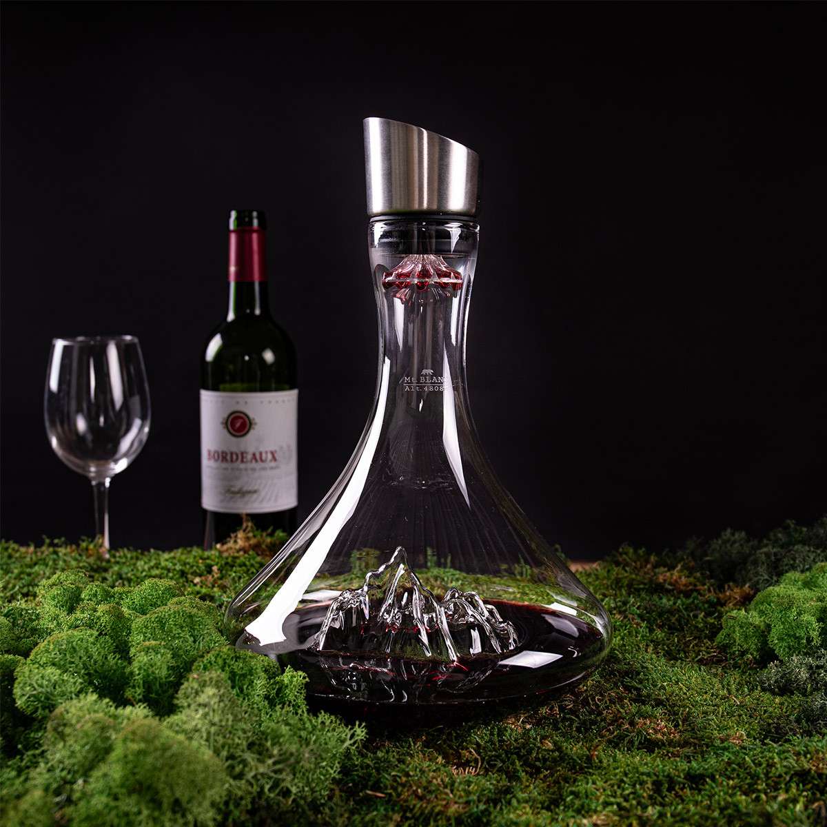 Alaskan Maker Topographic wine decanter