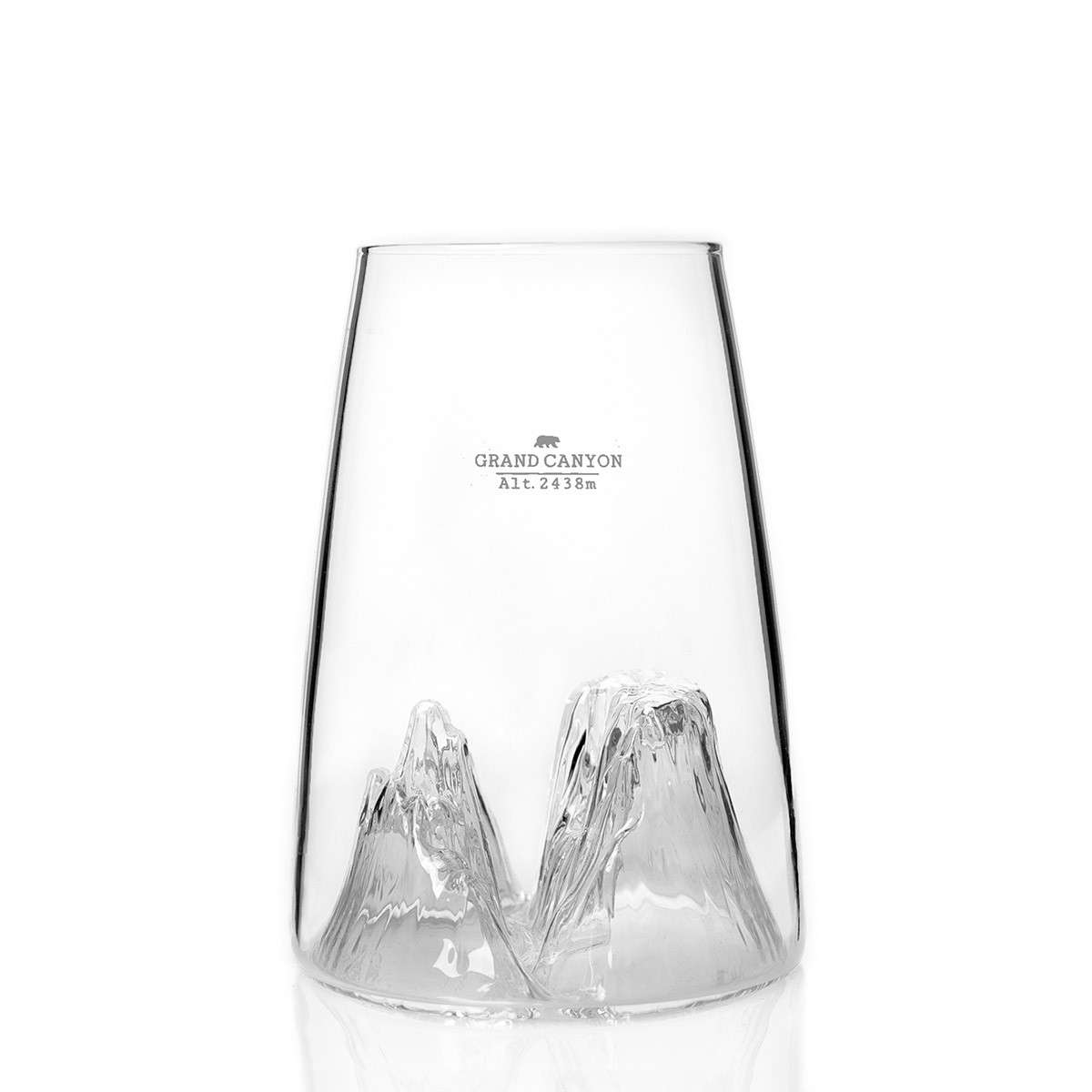 Alaskan Maker Long Drink Topographic Glass