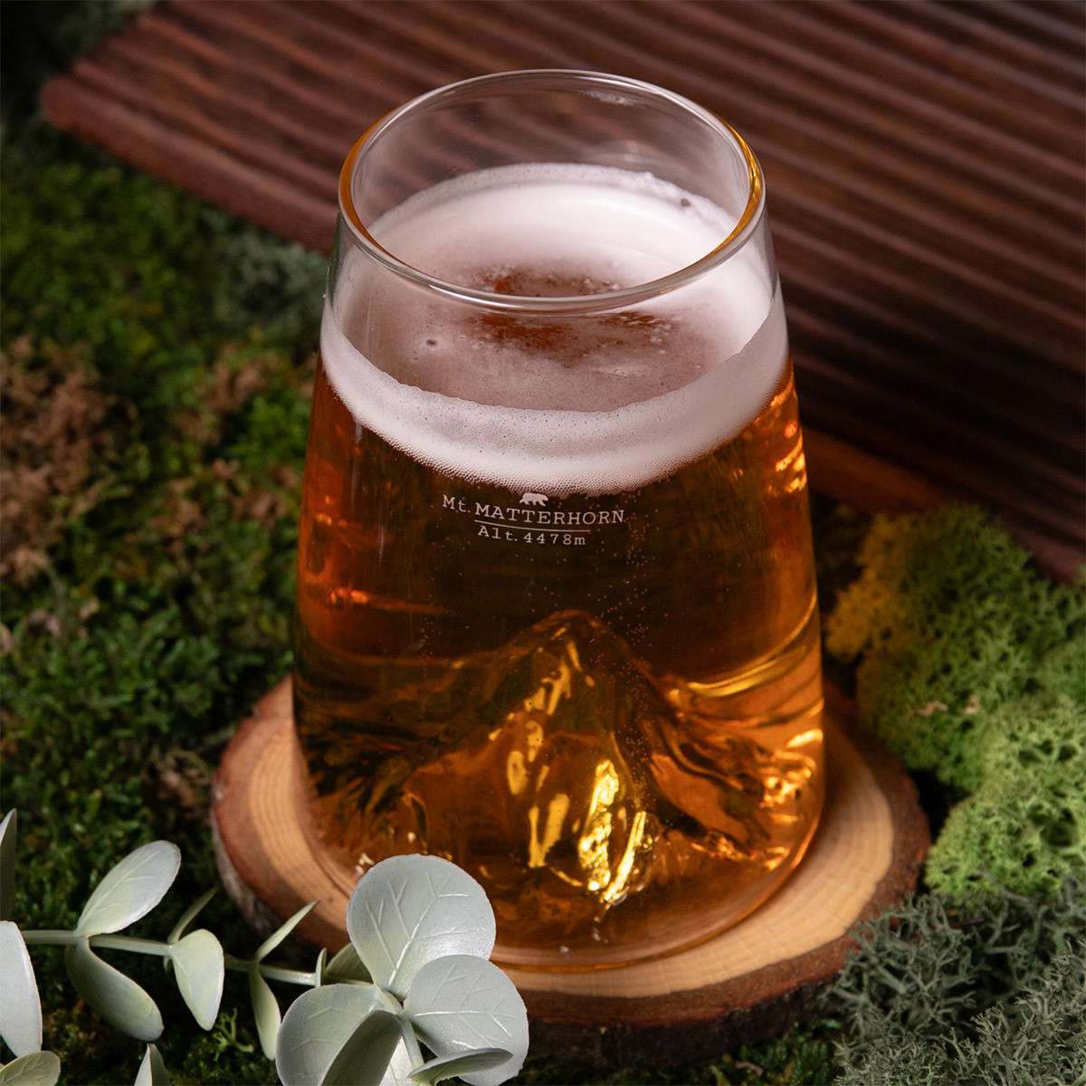 Alaskan Maker Long Drink Topographic Glass