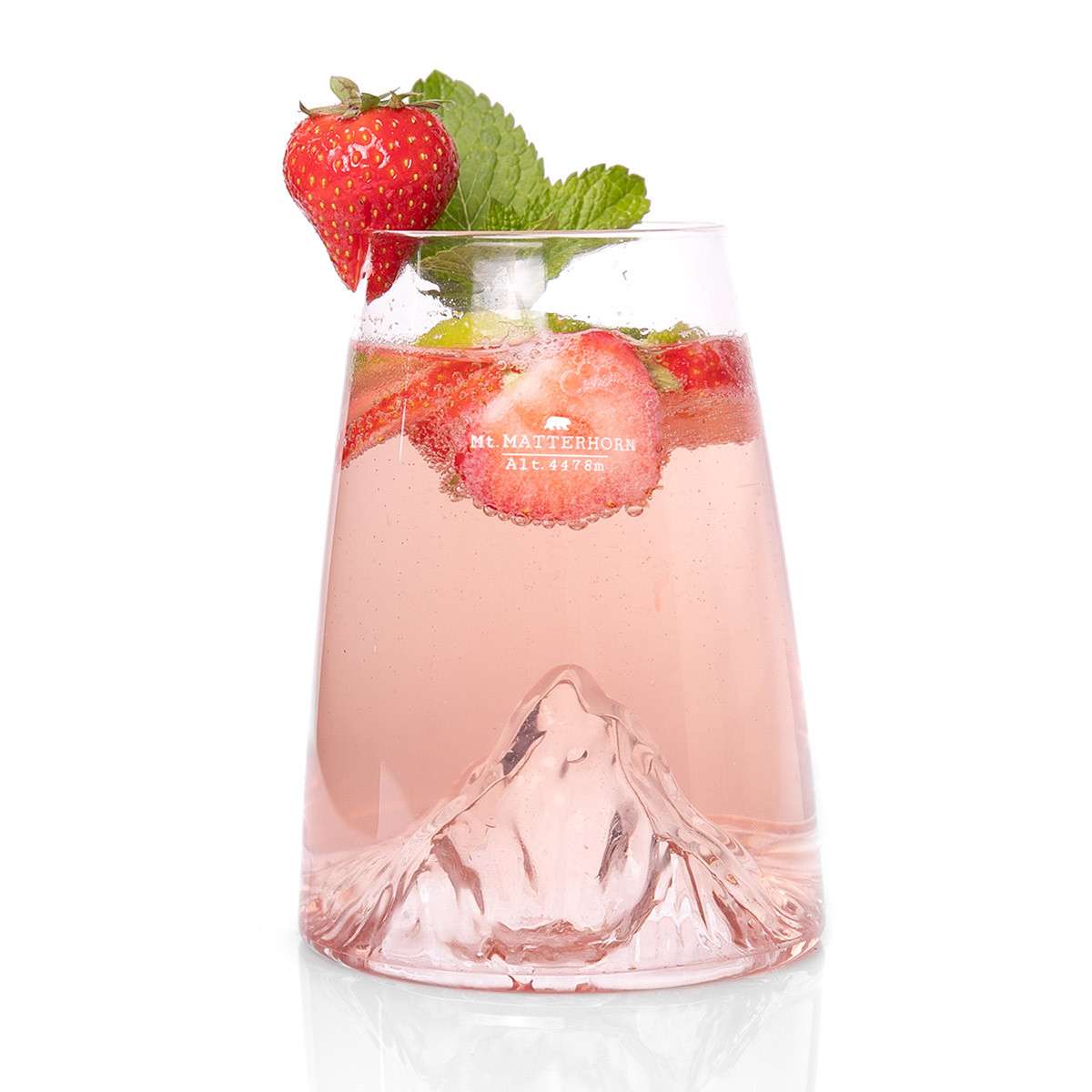 Alaskan Maker Long Drink Topographic Glass