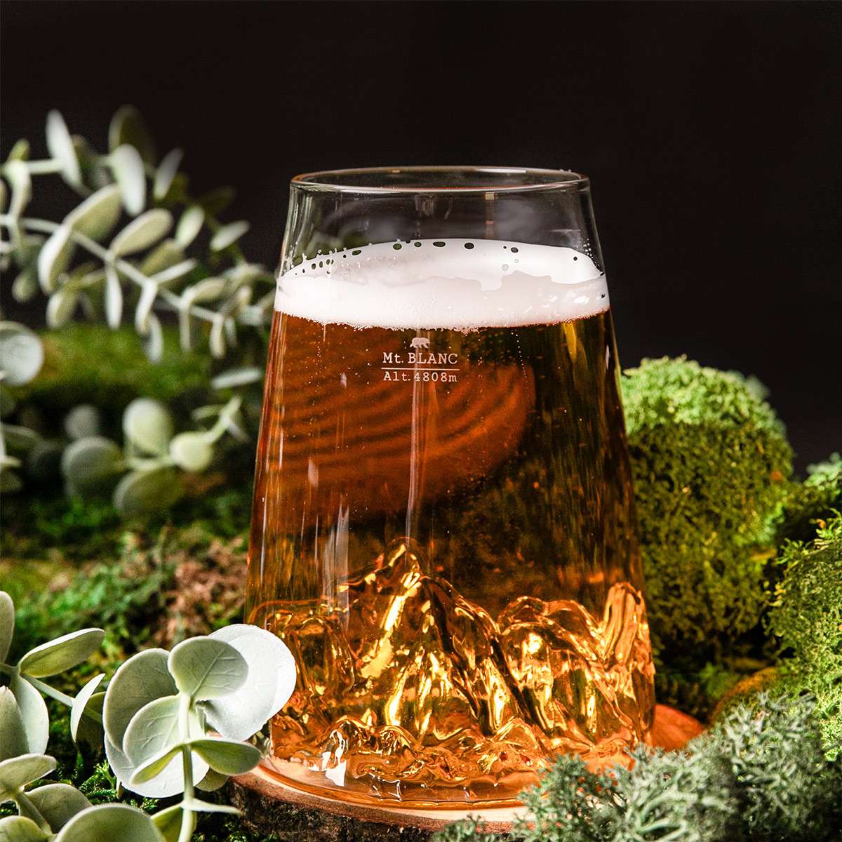 Alaskan Maker Long Drink Topographic Glass