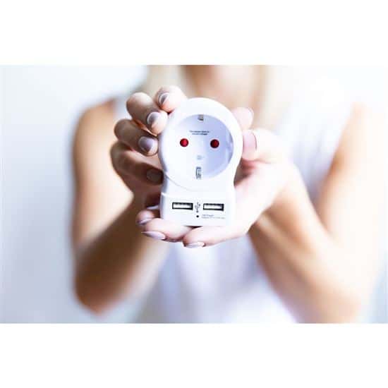 SKROSS UK USB UK, potovalni adapter tipa G
