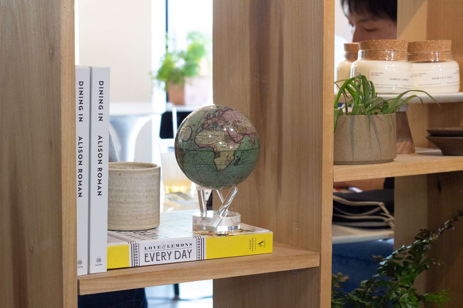 MOVA Antique Terrestrial Green Self Spinning Globe