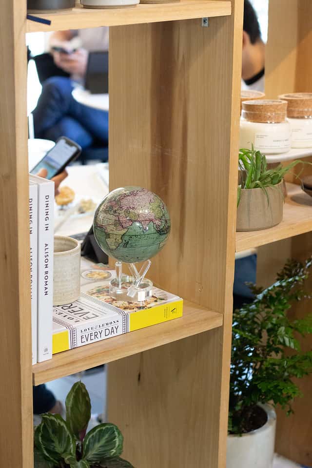 MOVA Antique Terrestrial Green Self Spinning Globe