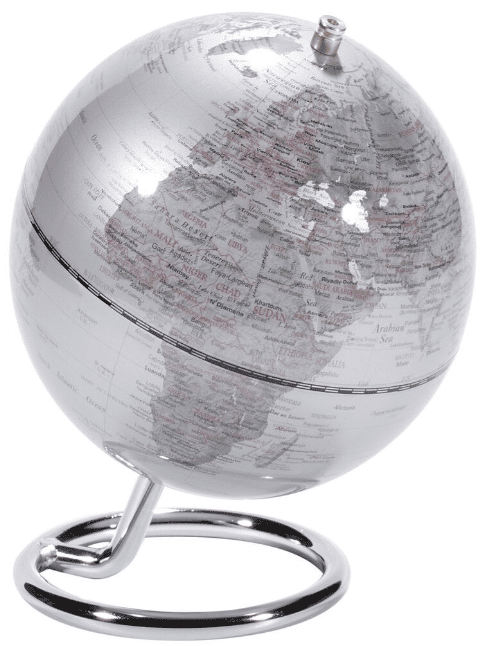 Emform Galilei White 13cm Mini globe