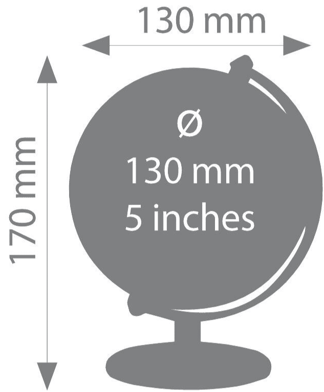 Emform GAGARIN 13 cm Mini globe