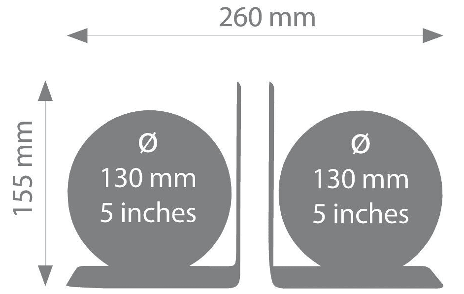 Emform BookGlobe 13cm Ensemble de globes