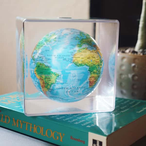 MOVA  5" Relief map blue Cube