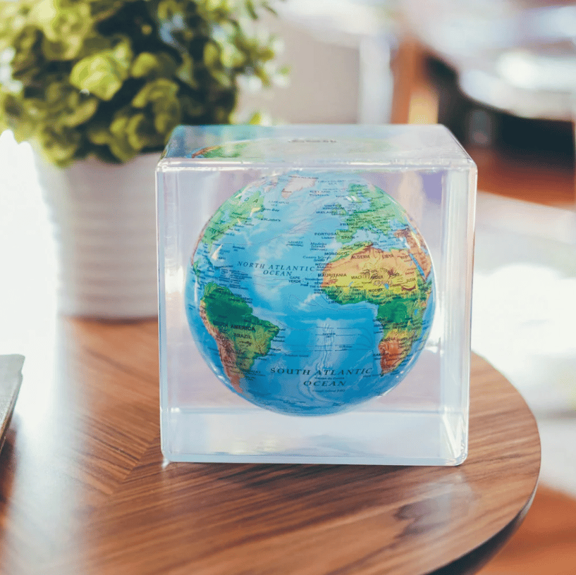 MOVA  5" Relief map blue Cube