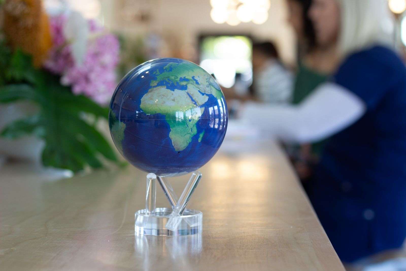 MOVA Natural Earth Self Rotating Magnetic Globe