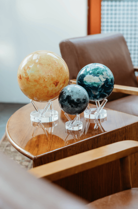 MOVA Sun self-rotating globe