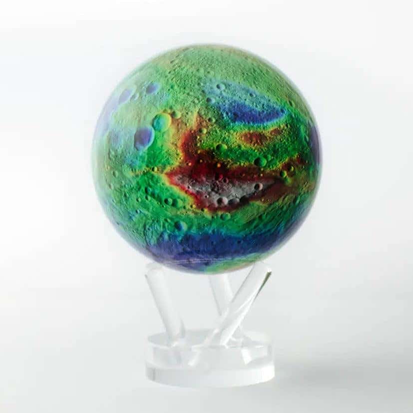 MOVA Vesta Asteroid self-rotating Globe