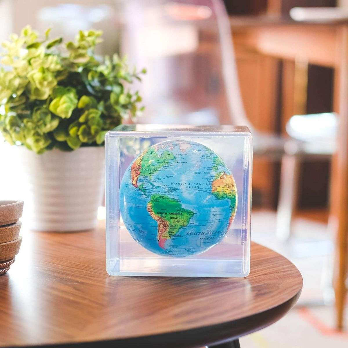 MOVA  5" Relief map blue Cube