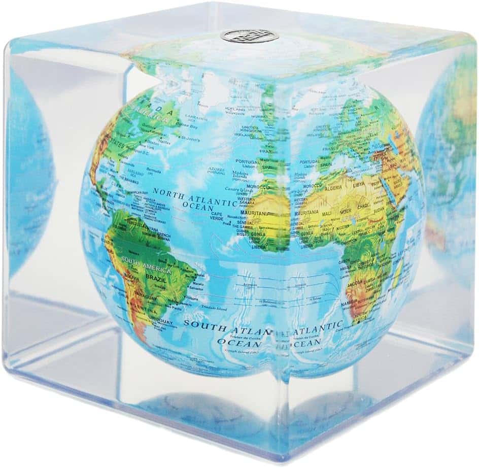 MOVA  5" Relief map blue Cube