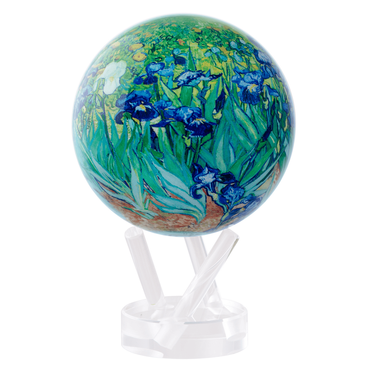 MOVA Van Gogh Irises Self Spinning Globe