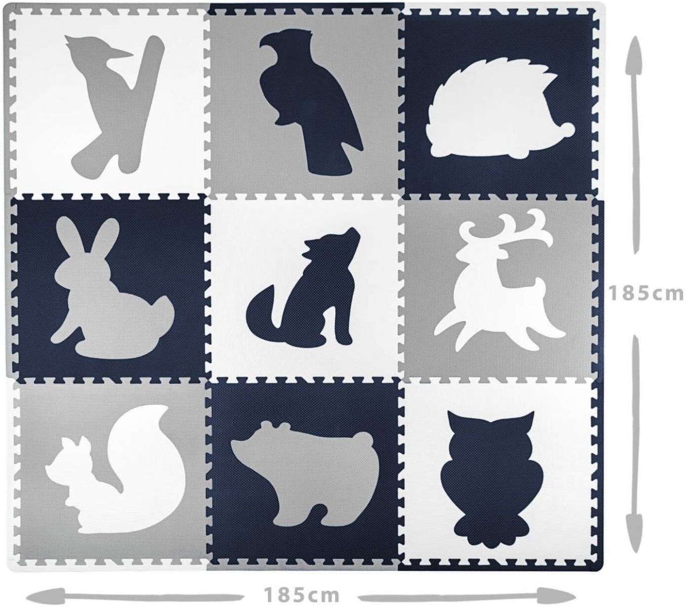 Puzzle mat HakunaMatte® XXL - Forest - 180×180 cm