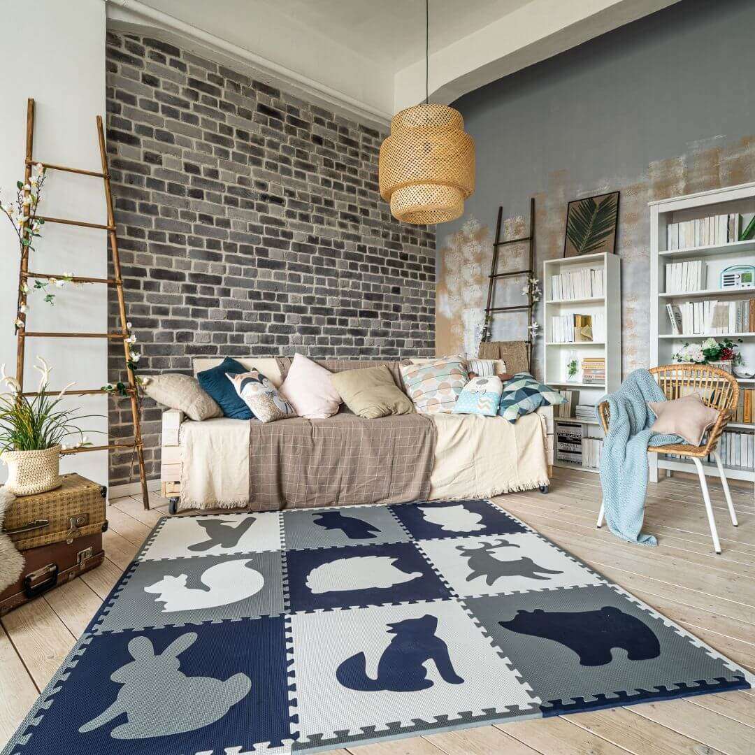 Puzzle mat HakunaMatte® XXL - Forest - 180×180 cm