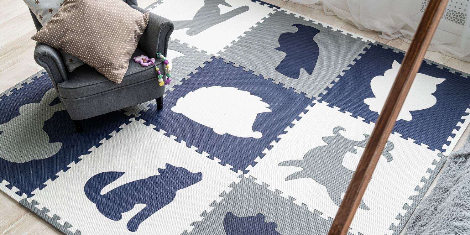 Puzzle mat HakunaMatte® XXL - Forest - 180×180 cm