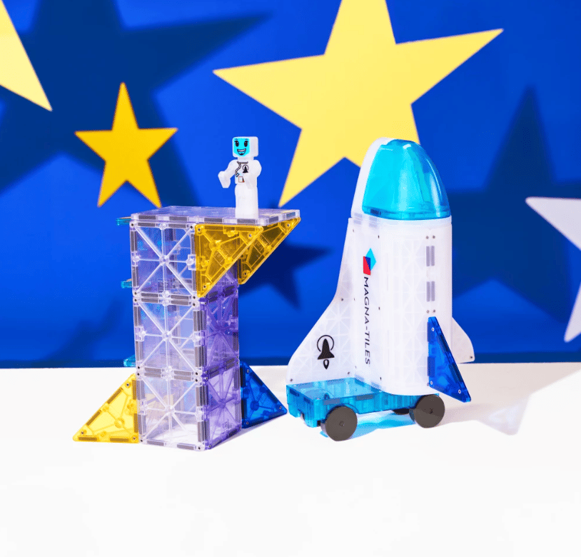 Magna-Tiles Space 32-Piece Magnetic Construction Set