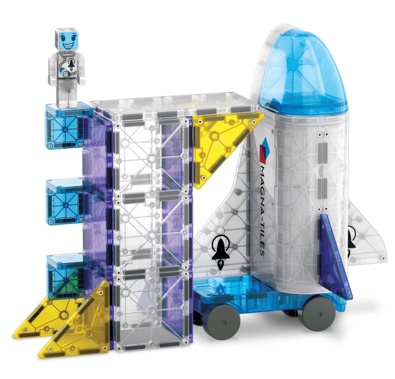 Magna-Tiles Space 32-Piece Magnetic Construction Set