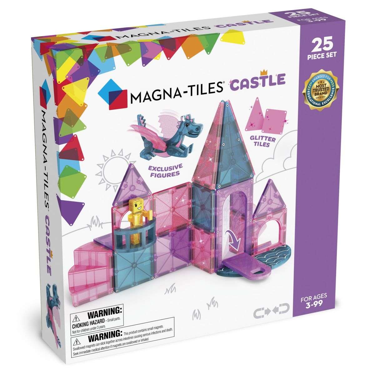 Magna-Tiles Castle 25 komada magnetska građevinska igračka