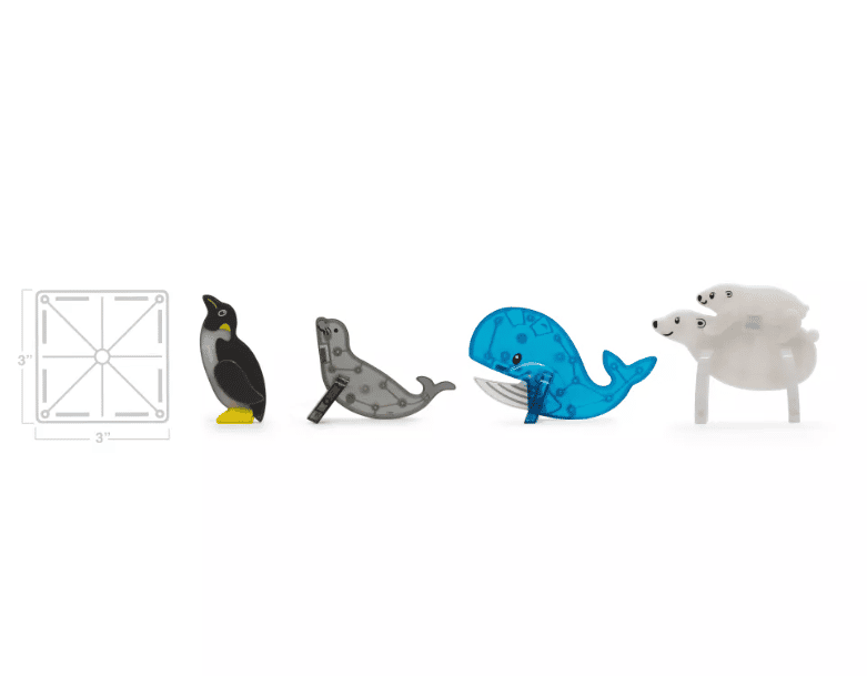 Magna-Tiles Arctic Magnetic Building Set 25 parts