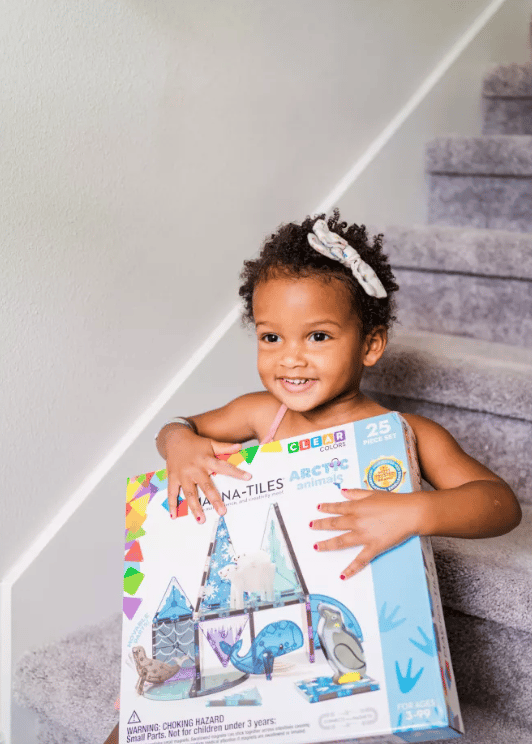 Комплект магнитни строителни плочки Magna-Tiles Arctic 25 части