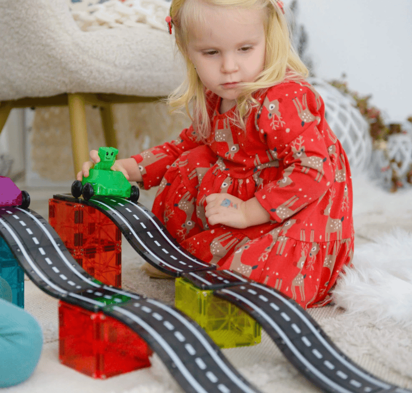 Magna-Tiles Downhill Duo Kit magnético de 40 piezas