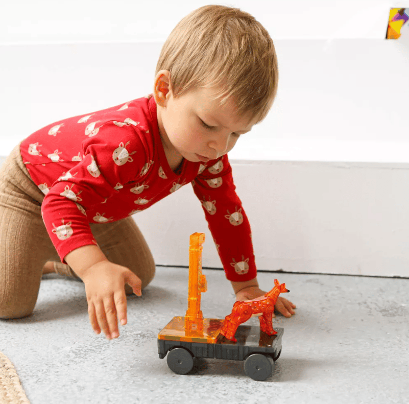 Magna-Tiles Forest Animals 25-Piece magnetic building set