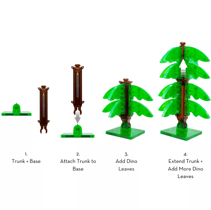 Magna-Tiles Magnetni komplet Dino World XL 50 kosov