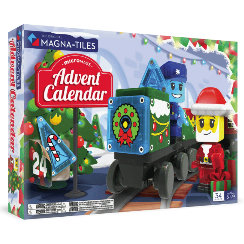 Magna-Tiles microMAGS advent calendar 34 parts