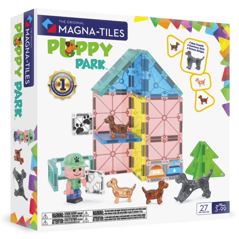 Magna-Tiles microMAGS Puppy Park 27 parts