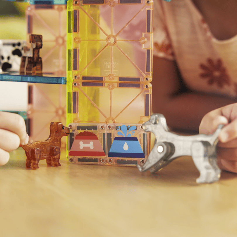 Magna-Tiles microMAGS Puppy Park 27 parts