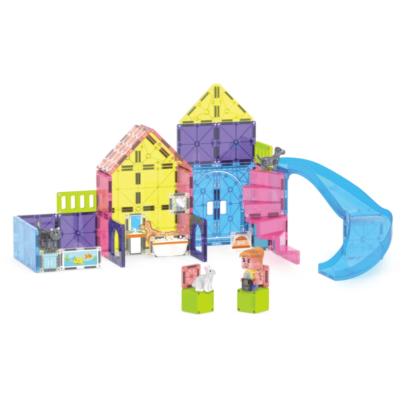 Magna-Tiles Magnetic Pet Playhouse 50 pieces