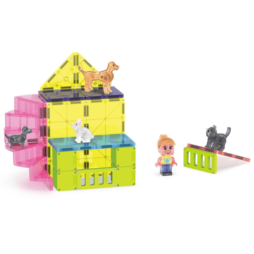 Magna-Tiles Magnetic Pet Playhouse 50 pieces