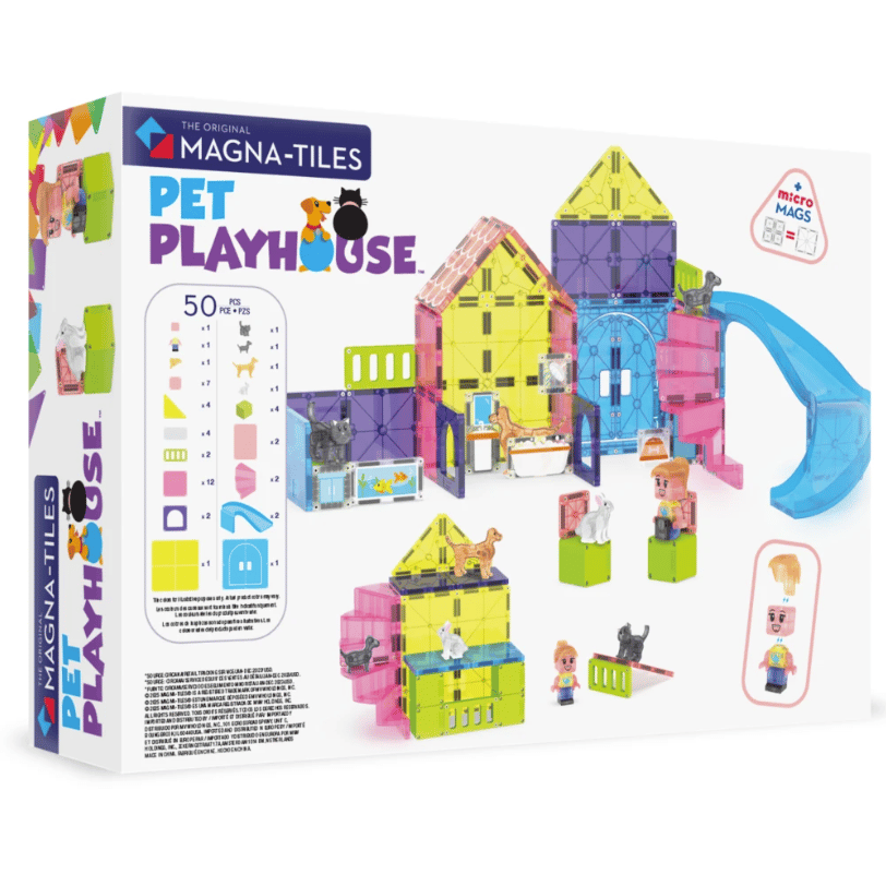 Magna-Tiles Magnetic Pet Playhouse 50 pieces