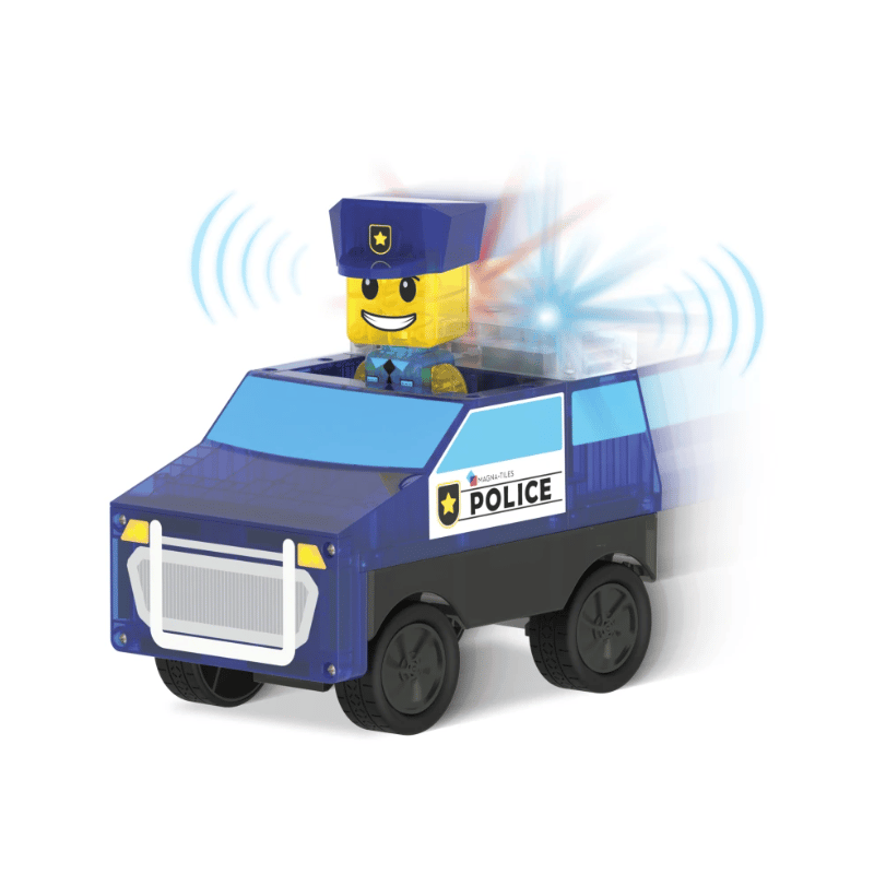 Magna-Tiles Magnetic Construction Set Police Station 35 parts