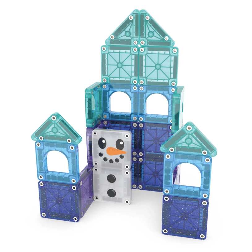 Magna-Tiles microMAGS Winter Wonderland Travel Set (26 pieces)