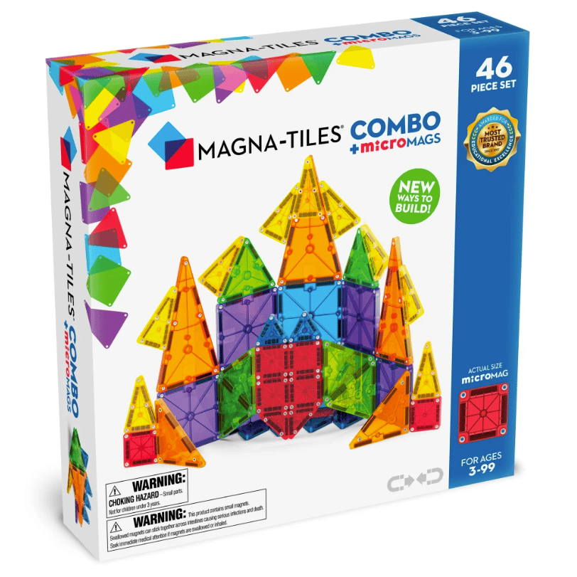 MAGNA-TILES Magnetic Building Set Combo 46 parts